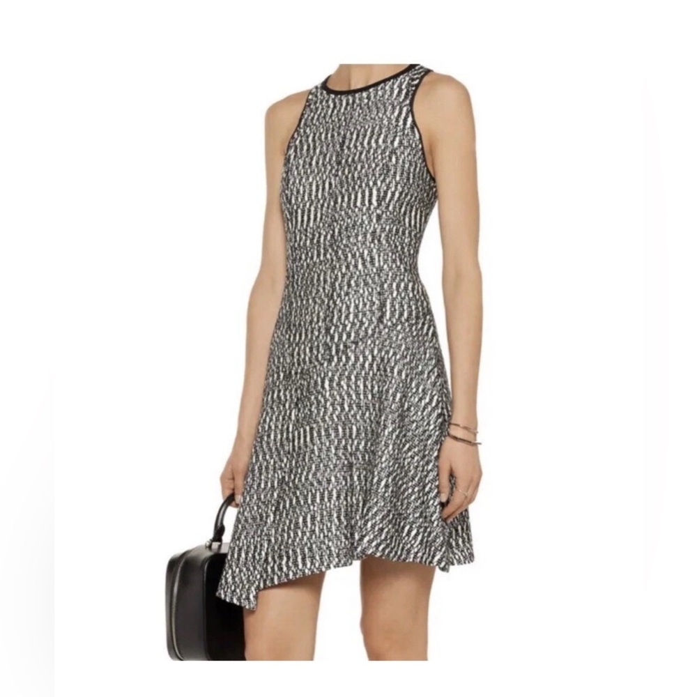Derek Lam 10 Crosby Asymmetric Black & White Dress